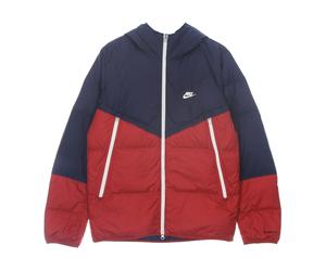 Nike - Veste à Capuche Doudoune Bleu Marine - Homme - Vestes - Multicolore - Taille: XL