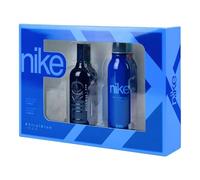 NIKE - Viral Blue Cologne 100 ml + Déodorant Spray 200 ml, Coffret Homme, Eau de Toilette Naturelle et Masculine, Arôme d'Agrumes, Parfum Frais, Inoubliable et Longue Durée