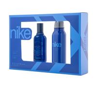 NIKE - Viral Blue, Parfum 100 ml + Déodorant Homme Spray 200 ml, Coffret Cadeau, Pack Nike 2 pièces, Frais et Inoubliable, Cologne Citrus et Longue Durée