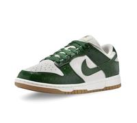 NIKE W Dunk Low, Chaussures de Basketball pour Femme, Blanc/Vert, 41 EU