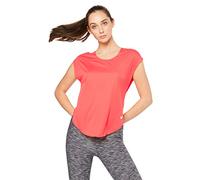 Nike W NK City Sleek Top SS T-Shirt Femme, Ember Glow/Reflective Silv, FR : XL (Taille Fabricant : XL)