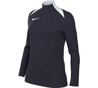 NIKE W NK DF Acdpr24 Drill Top K Haut à Manches Longues, Obsidienne/Obsidienne/Blanc/Blanc, m Femme