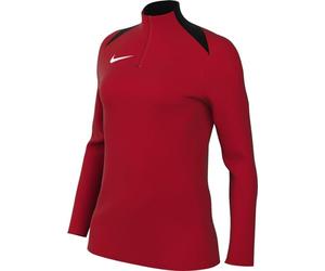 Nike W NK DF Acdpr24 Drill Top K Haut à Manches Longues, Rouge/Blanc, L Femme