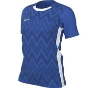 Nike W NK DF Chalng V JSY SS Haut à Manches Courtes, Bleu Roi/Blanc, XL Femme