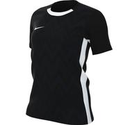 Nike W NK DF Chalng V JSY SS Haut à Manches Courtes, Noir/Blanc, L Femme