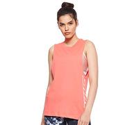 Nike W NK Dry Tank DFC Splash Réservoir Femme Ember Glow FR : L (Taille Fabricant : L)