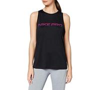 Nike W NK Dry Tank Leg Novelty Débardeur Femme Black/(Thunder Grey) FR: 2XL (Taille Fabricant: 2XL)