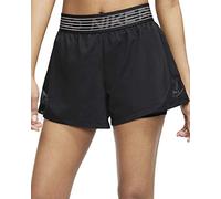 Nike W NK FLX 2IN1 Short WVN ESSNT Sport Femme, Black/Black/(Thunder Grey), FR : 2XL (Taille Fabricant : 2XL)