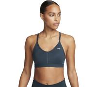 Nike W NK Indy Soutien-Gorge col en V Sport, Deep Jungle/Deep Jungle/White, L Femme