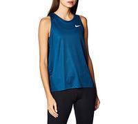 Nike W NK Miler Tank Débardeur Femme, Valerian Blue/(Reflective Silv), FR : XL (Taille Fabricant : XL)