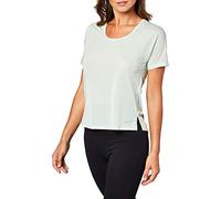 Nike W NK Miler Top SS Breathe pour Femme XL Vert/argenté (Pistachio Frost/Reflective Silv)