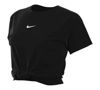 NIKE One Classic Twist Haut À Manches Courtes Dri-Fit pour Femme, Noir/Blanc, HJ1054-013, S