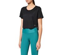 Nike W NK One DF Breathe SS Top T-Shirt Women's, Black/White, M