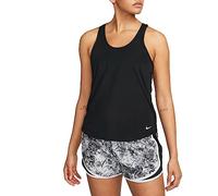 Nike W NK One DF Breathe STD Tank Vest, Black/White, Small Femme