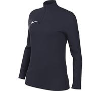 Nike W NK SF Strk24 Dril Top Haut à Manches Longues, Obsidienne/Obsidienne/Blanc/Blanc, m Femme