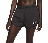 Nike W NK Tempo LX Short 3IN Sport Femme, Black/Anthracite/(Reflective Silv), FR : S (Taille Fabricant : S)