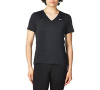 Nike W NK Top SS VCTY Essential T-Shirt Femme, Black/(White), FR : XS (Taille Fabricant : XS)