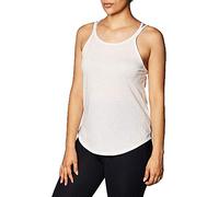 Nike W NK Yoga Strappy Tank Débardeur Femme Barely Rose/HTR/(Plum Chalk) FR: 2XL (Taille Fabricant: 2XL)