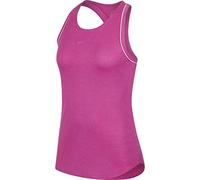 Nike W NKCT DRY Réservoir Femme Active Fuchsia/White FR : S (Taille Fabricant : S)
