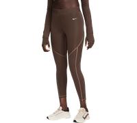 Nike W NP DF MR 7/8 TIGHT NVLTY Leggings M Marron