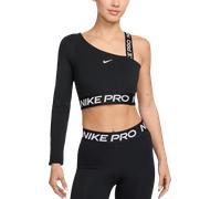 Nike W NP DF SHINE CROP TOP Tee-shirt L Noir
