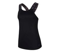 Nike W NP Dry Elastika Tank Ess Débardeur Femme Black/Black/(Thunder Grey) FR: M (Taille Fabricant: M)