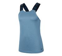 Nike W NP Dry ELASTIKA Tank ESS Débardeur Femme, Valerian Blue/Pure/Black/(Black), FR : XL (Taille Fabricant : XL)