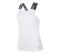 Nike W NP Dry ELASTIKA Tank ESS Débardeur Femme, White/Black/(Black), FR : XL (Taille Fabricant : XL)