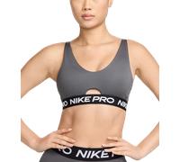 Nike W NP INDY PLUNGE BRA SW Brassière L Argent