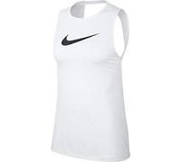 Nike W NP Tank Essential Swoosh Débardeur Femme, White/(Black), FR : XL (Taille Fabricant : XL)