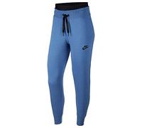 Nike W NSW AIR Pant FLC Un Pantalon Femme, Indigo Storm/Black, FR : XS (Taille Fabricant : XS)