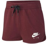 Nike W NSW AIR Short Femme, Marron (night maroon/White), FR : M (Taille Fabricant : M)