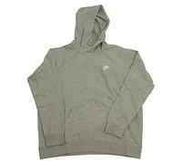 Nike W NSW Essntl FNL po FLC Sweat-Shirt Femme DK Grey Heather/White FR: XL (Taille Fabricant: XL)