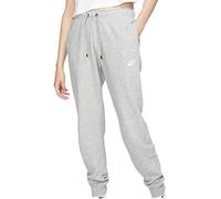 Nike W NSW Essntl Pant REG FLC Pantalon de Sport Femme DK Grey Heather/(White) FR: L (Taille Fabricant: L)