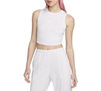 Nike W NSW ESSNTL RIB CRP TANK Débardeurs XL Blanc