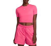 Nike W NSW ESSNTL SLM CRP Tee-shirt L Rose