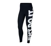 Nike W NSW LEGASEE LGGNG HW JDI Pantalon de Sport Femme, Noir (Black/White 010), FR : XS (Taille Fabricant : XS)