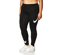 Nike W NSW LEGASEE LGGNG Swoosh Pantalon de Sport Femme Black/(White) FR: XS (Taille Fabricant: XS)
