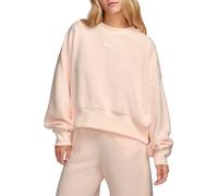 Nike W NSW PLSH MOD CROP CREW Sweatshirt L Orange