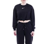 Nike W NSW SWSH Crew FT T-Shirt à Manches Longues Femme, Black/(White), FR : 2XL (Taille Fabricant : 2XL)