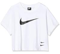 Nike W NSW Swsh Top SS T-Shirt Femme White/(Black) FR: S (Taille Fabricant: S)