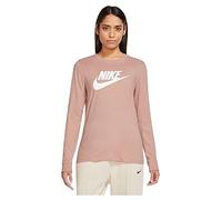 Nike W NSW T Shirt Essntl Ls Icon FTR Rose Whisper/White L