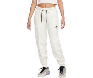 Nike W NSW TCH FLC MR JGGR Pantalons L Blanc