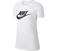 Nike W NSW Tee Essntl Icon Futura T- T-shirt Femme - Blanc ( white/Black ) - XS