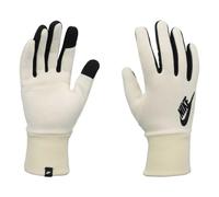 Nike W TG Club N.100.4361.119.SL Gants de Fitness en Polaire pour Femme de Couleur Lait de Noix de Coco/Noir/Noir, Taille : S