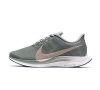 Nike W Zoom Pegasus 35 Turbo, Sneakers Basses Femme, Multicolore (Mica Green/Light Silver/Crimson Tint 001), 41 EU