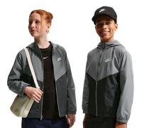 Nike Windrunner Hooded Repel Jacket Enfant - Manteaux blousons, Gris - Taille 158 - 170 CM - Jersey de coton Grey 158 - 170 CM