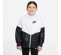 Nike Windrunner Veste de survêtement Filles-blanc, noir, Taille M