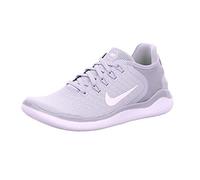 Nike WMNS Free RN 2018, Chaussures de Running Femme, Multicolore (Wolf Grey/White-White-Volt 003), 37.5 EU