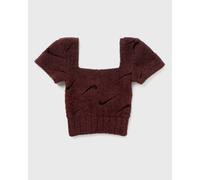 Nike WMNS PHNX BCL SS CROP TOP women Tops & Tanks red taille: L